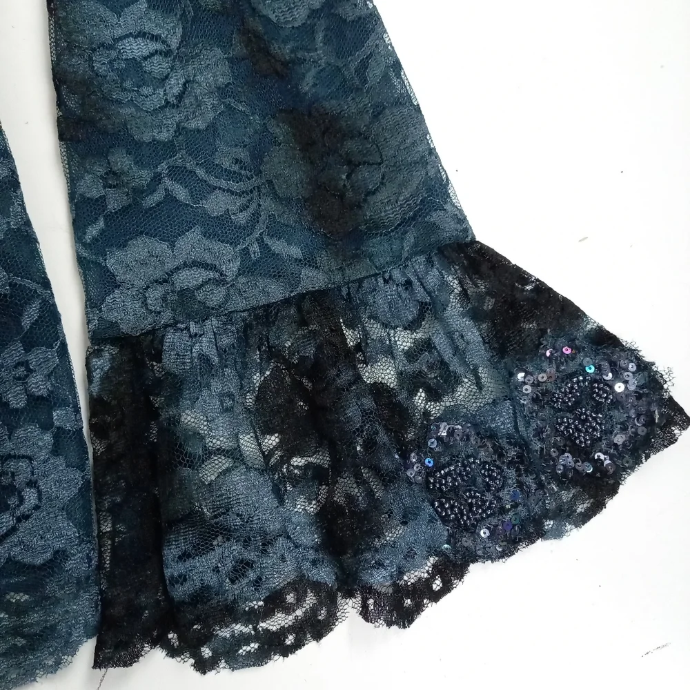 Anyhea Crawford vintage lace shirt jacket 16 - Picture 7 of 11